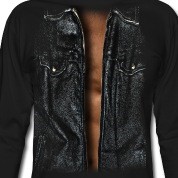 T-shirt leather jacket uomo Codice Prodotto: 85FRT31